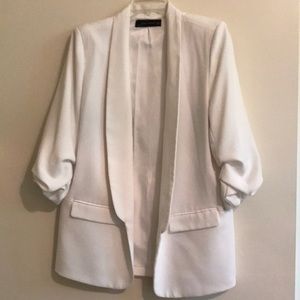 Zara ecru/white blazer size XL
